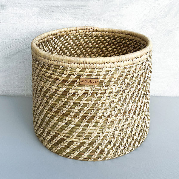 Coastal grass & Palm Leaf Multipurpose Basket/Planter Nobbys
