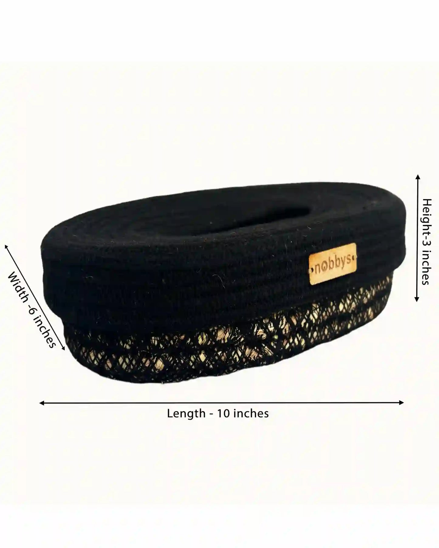 Black & Gold Harmony Tissue Box Cover