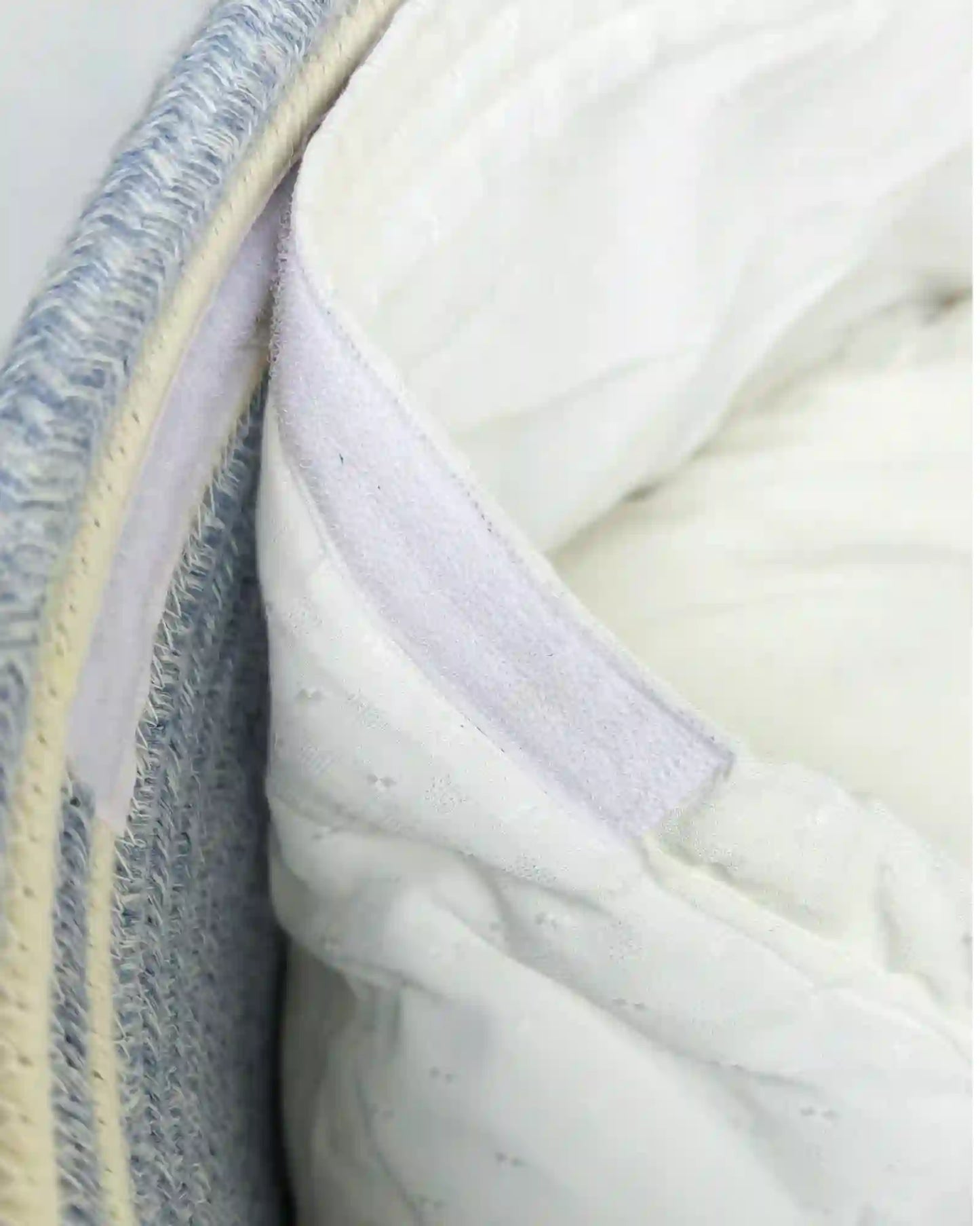 Misty Blue Baby Diaper Changing Bed with Soft Aloe-vera Fabric Cushioning