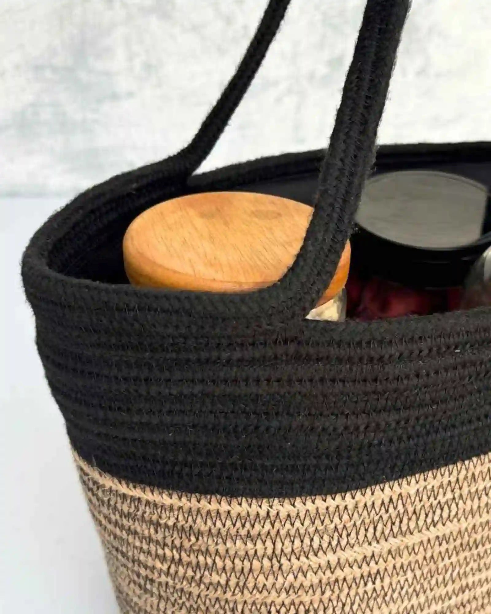black lunch bag