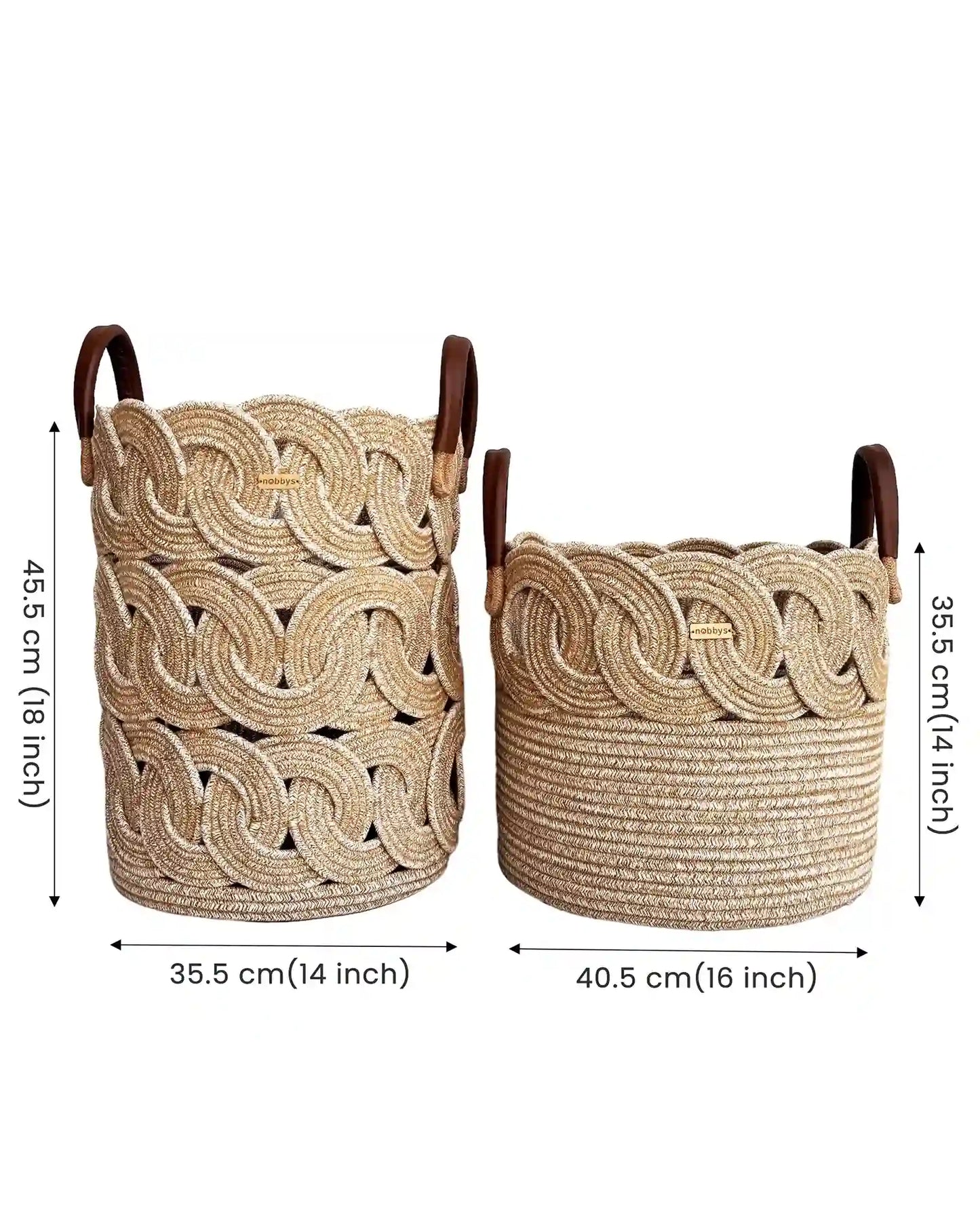 Ring Glam Basket set of 2 - 90 litres total