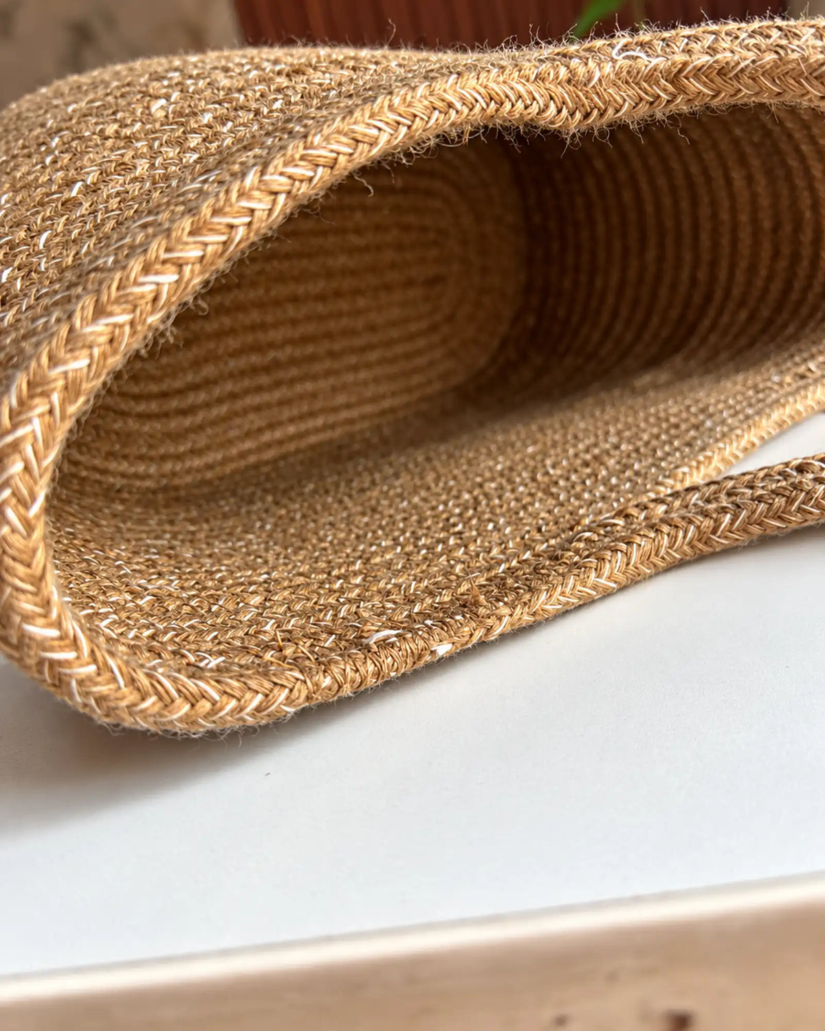 Earthy Woven Roots Lunch Bag