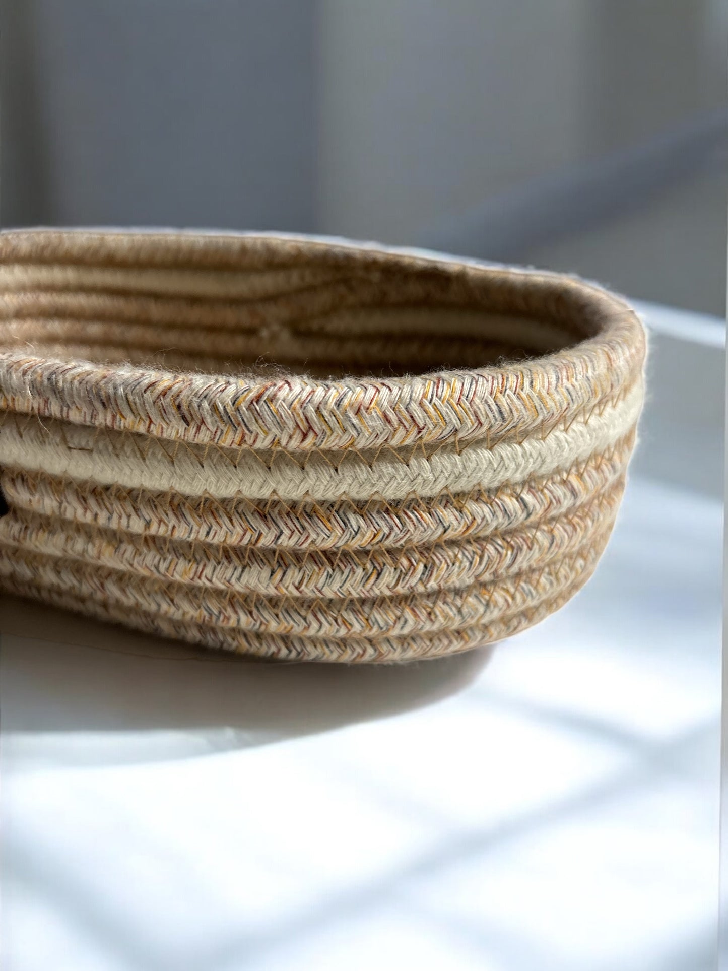 Special Gift- Ivory Luxe Bread Remote Multipurpose Basket
