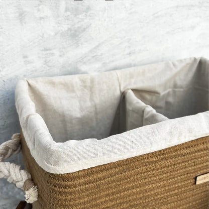 Laundry Basket with partition