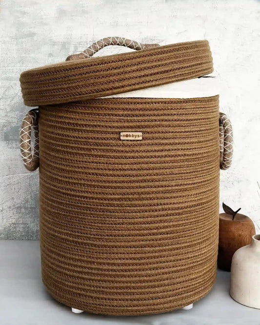 New Classic Jute Laundry Basket