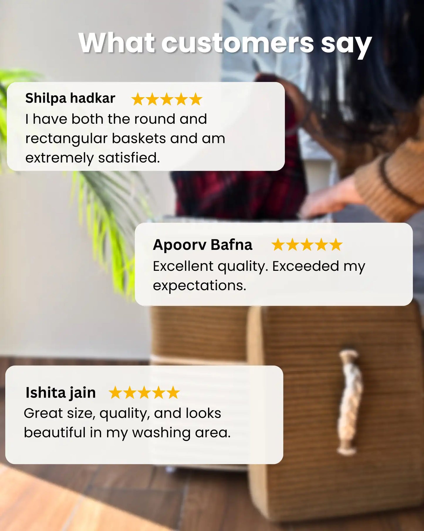 👑 Elite - Earthy Essence Rectangular Laundry Basket with Wheels and Lid