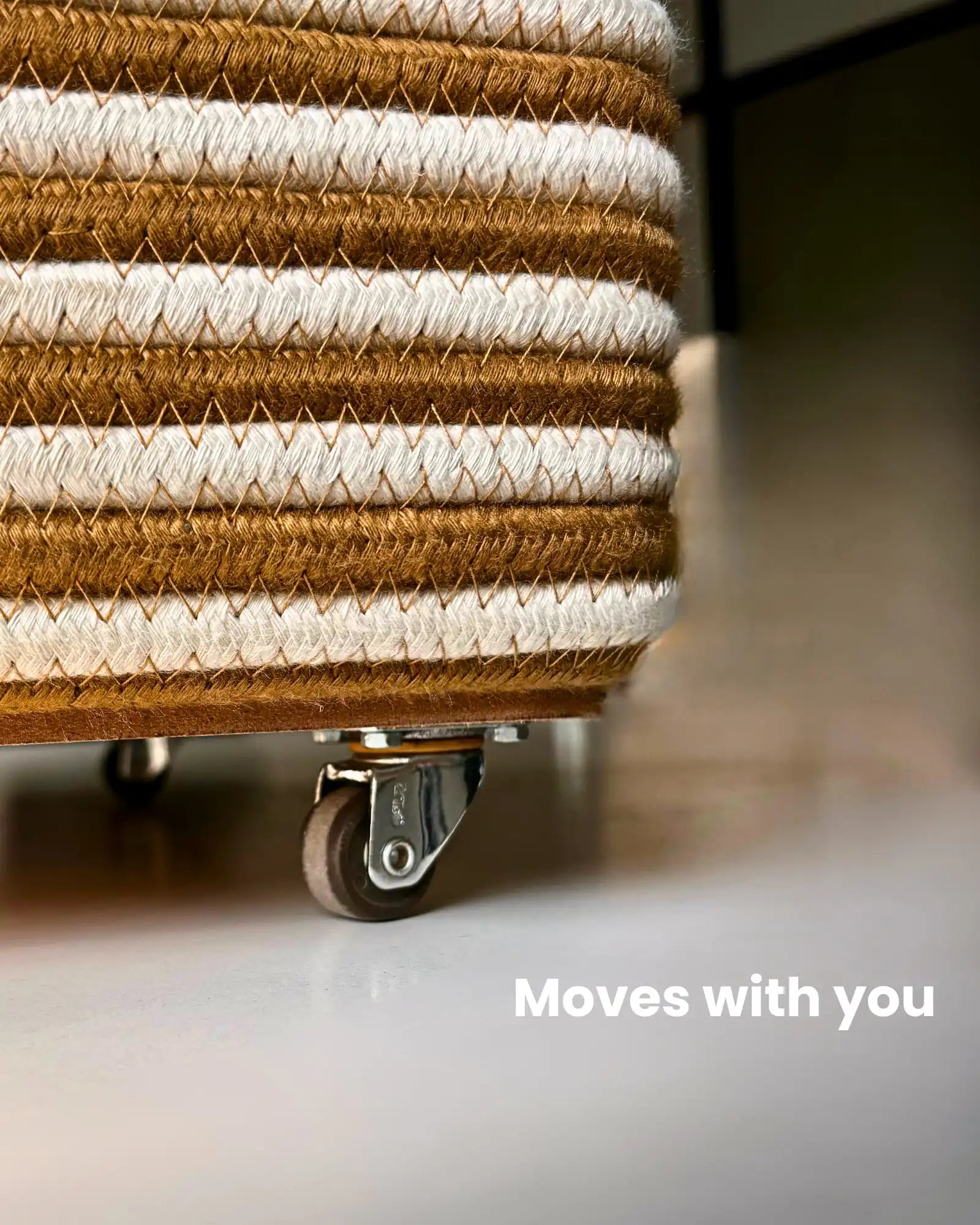 laundry basket with wheels from Nobbys