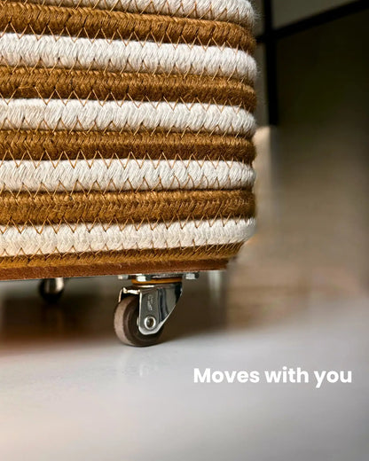 laundry basket with wheels from Nobbys