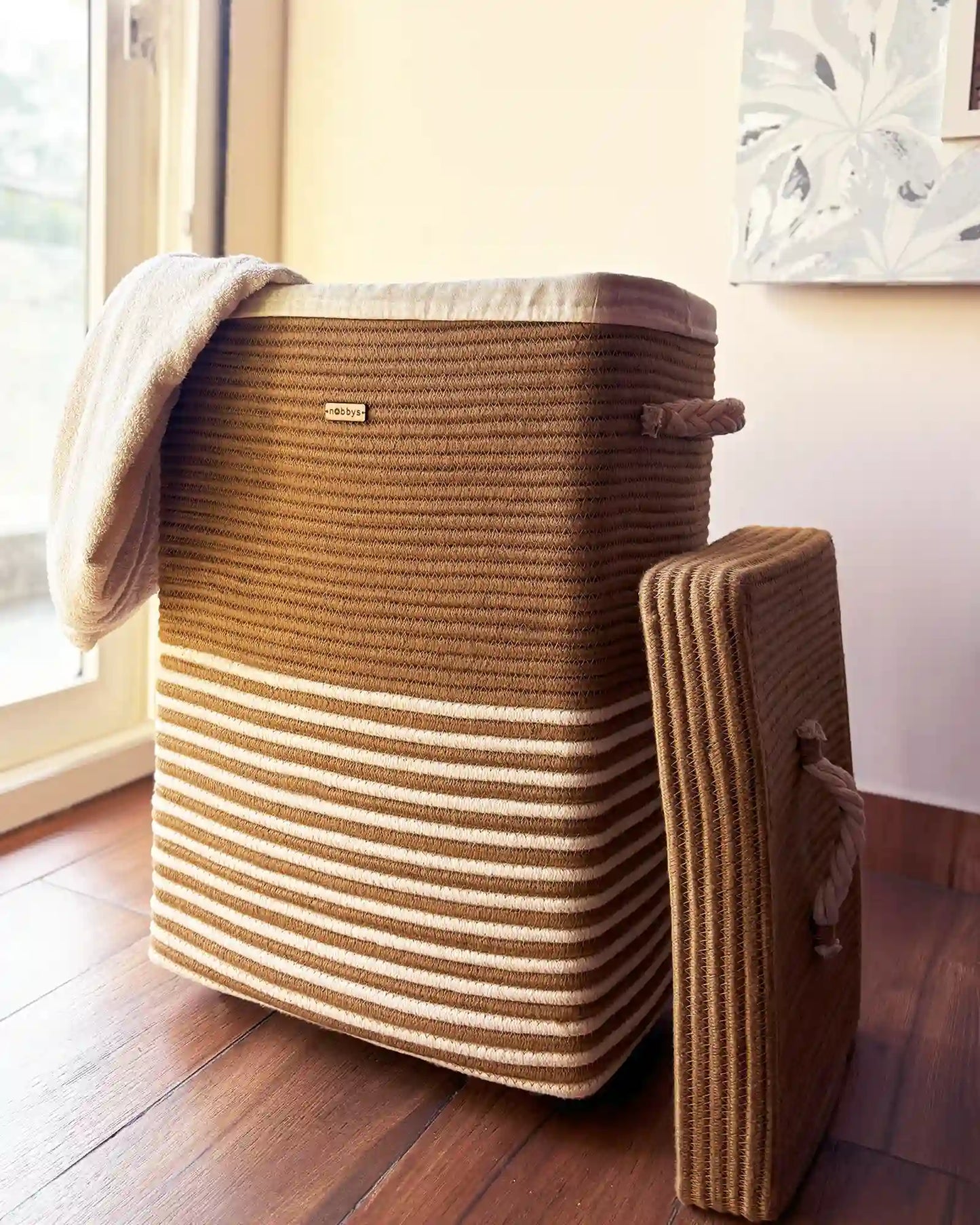 laundry basket with wheels for effortless carrying within home