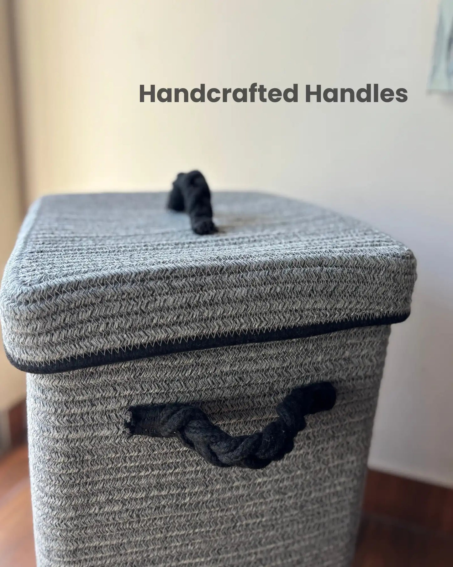 Handcrafted black handles