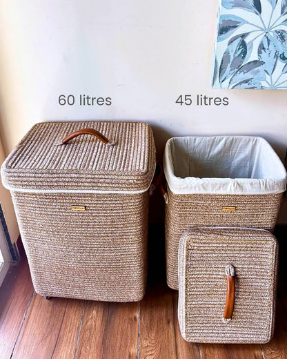 laundry basket combo set 100 litres