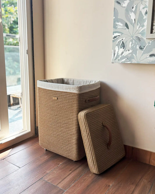 laundry basket with wheels