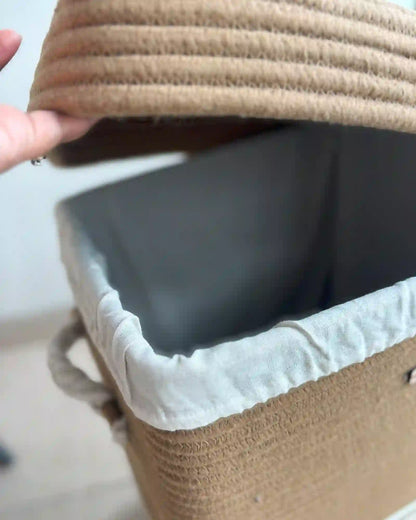laundry basket with inner detachable lining